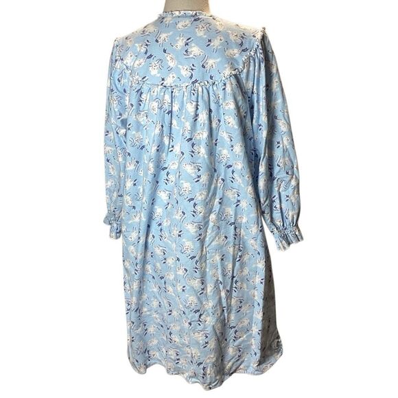 Lanz Of Salzburg Playful Kittens Cat Flannel Nightgown Women’s Small - Picture 4 of 12